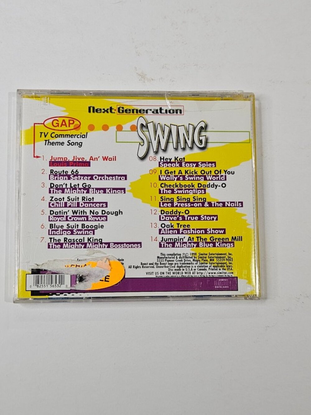 Next Generation Swing CD Various Artists - Picture 2 of 5